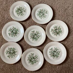 Lenox Special Holiday Gold Trimmed Ivory Salad Plates